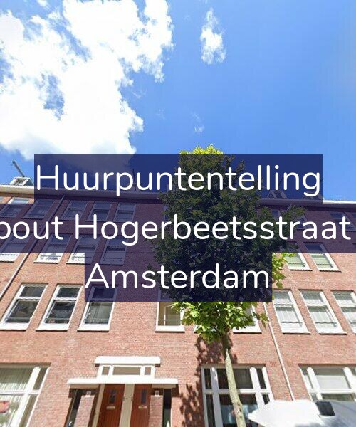 Foto gevel Huurpuntentelling voor Rombout Hogerbeetsstraat 58-3, Amsterdam