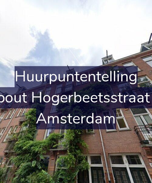 Foto gevel Huurpuntentelling voor Rombout Hogerbeetsstraat 13-2, Amsterdam