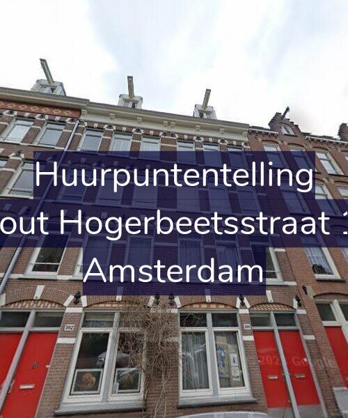 Foto gevel Huurpuntentelling voor Rombout Hogerbeetsstraat 100-H, Amsterdam