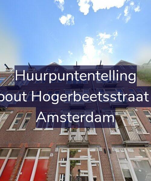 Foto gevel Huurpuntentelling voor Rombout Hogerbeetsstraat 91-2, Amsterdam