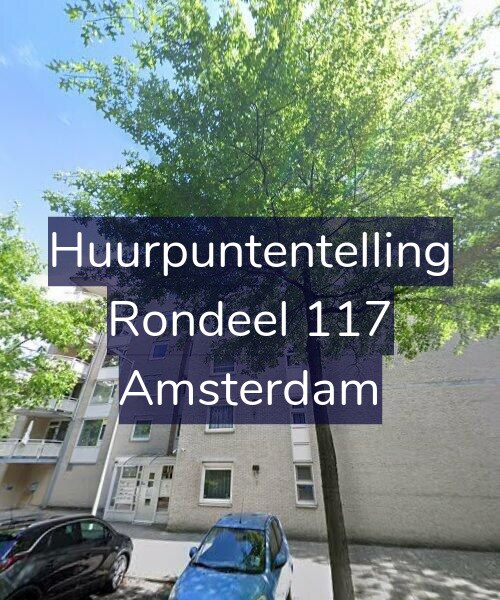 Foto gevel Huurpuntentelling voor Rondeel 117, Amsterdam