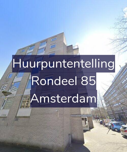 Foto gevel Huurpuntentelling voor Rondeel 85, Amsterdam