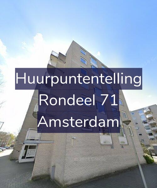 Foto gevel Huurpuntentelling voor Rondeel 71, Amsterdam