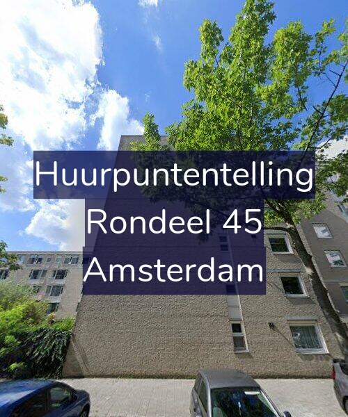 Foto gevel Huurpuntentelling voor Rondeel 45, Amsterdam