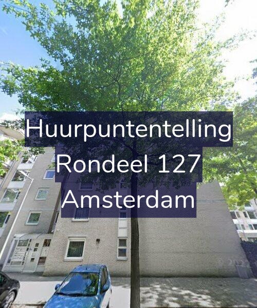 Foto gevel Huurpuntentelling voor Rondeel 127, Amsterdam