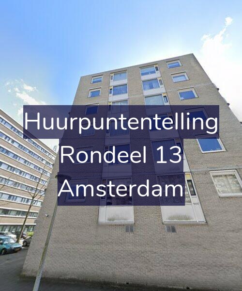 Foto gevel Huurpuntentelling voor Rondeel 13, Amsterdam