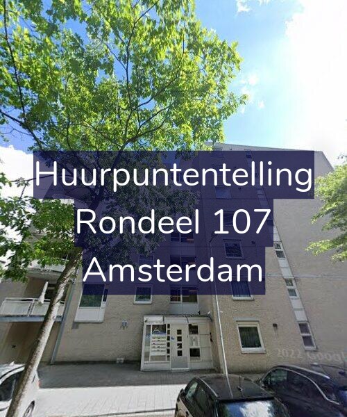 Foto gevel Huurpuntentelling voor Rondeel 107, Amsterdam