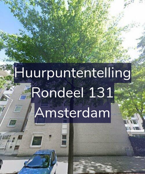 Foto gevel Huurpuntentelling voor Rondeel 131, Amsterdam