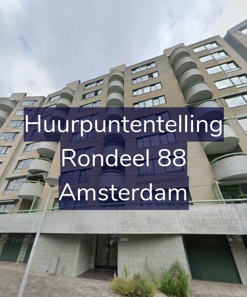 Foto gevel Huurpuntentelling voor Rondeel 88, Amsterdam
