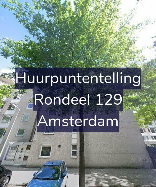 Foto gevel Huurpuntentelling voor Rondeel 129, Amsterdam