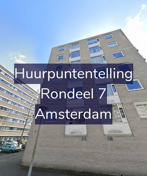 Foto gevel Huurpuntentelling voor Rondeel 7, Amsterdam