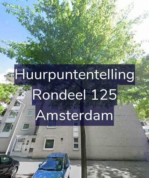 Foto gevel Huurpuntentelling voor Rondeel 125, Amsterdam