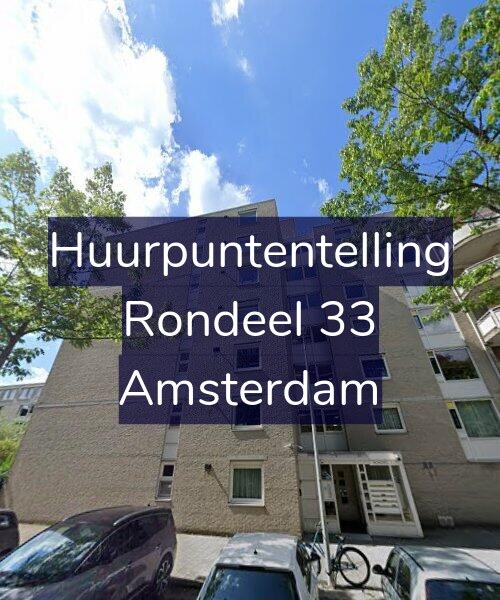 Foto gevel Huurpuntentelling voor Rondeel 33, Amsterdam
