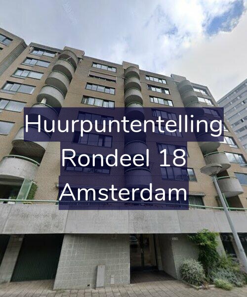 Foto gevel Huurpuntentelling voor Rondeel 18, Amsterdam