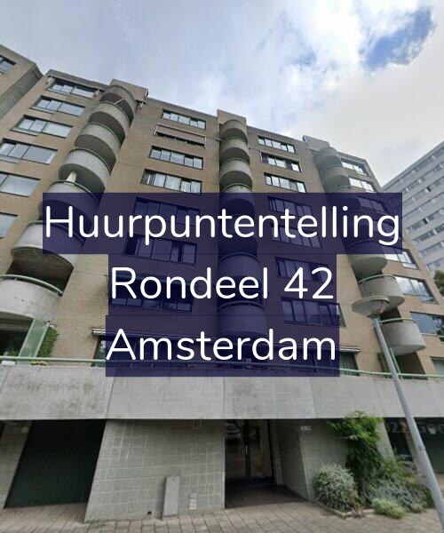 Foto gevel Huurpuntentelling voor Rondeel 42, Amsterdam