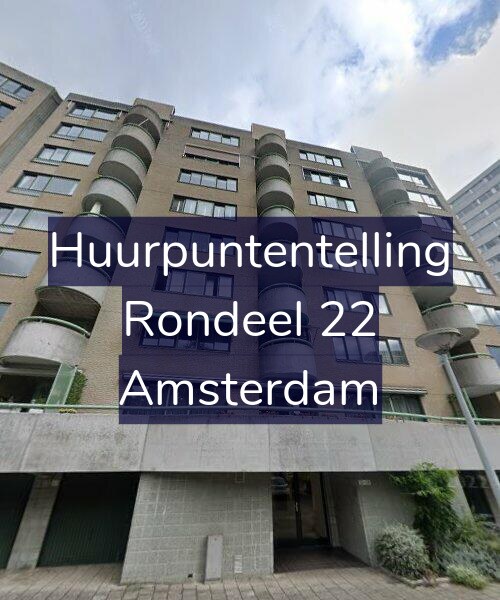 Foto gevel Huurpuntentelling voor Rondeel 22, Amsterdam
