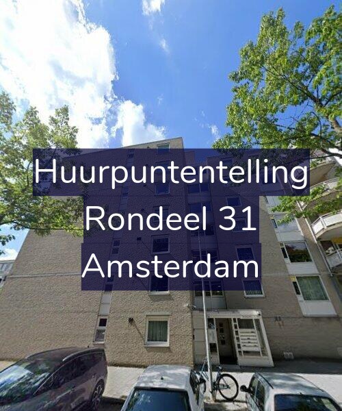 Foto gevel Huurpuntentelling voor Rondeel 31, Amsterdam