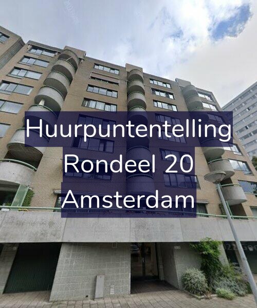 Foto gevel Huurpuntentelling voor Rondeel 20, Amsterdam