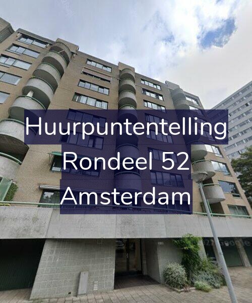 Foto gevel Huurpuntentelling voor Rondeel 52, Amsterdam
