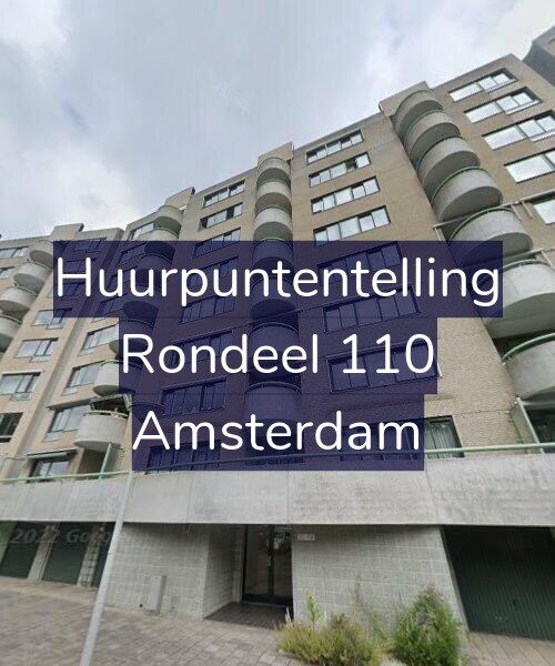 Foto gevel Huurpuntentelling voor Rondeel 110, Amsterdam