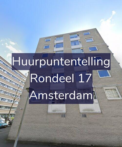 Foto gevel Huurpuntentelling voor Rondeel 17, Amsterdam