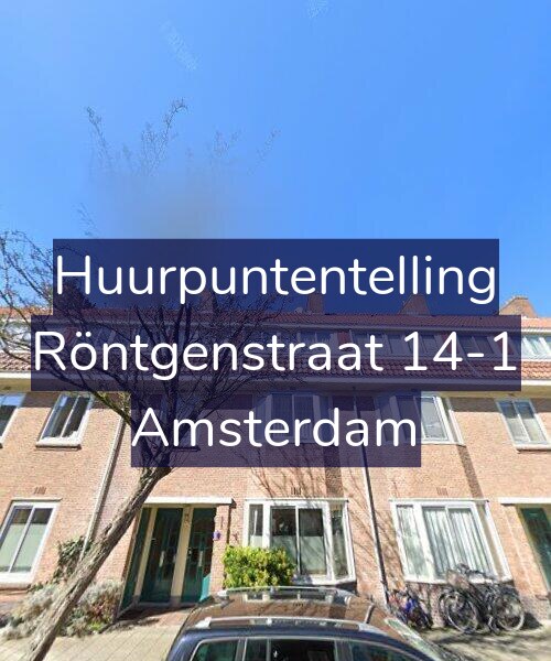 Foto gevel Huurpuntentelling voor Röntgenstraat 14-1, Amsterdam