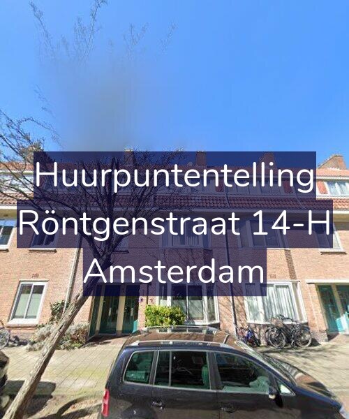 Foto gevel Huurpuntentelling voor Röntgenstraat 14-H, Amsterdam