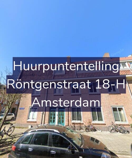 Foto gevel Huurpuntentelling voor Röntgenstraat 18-H, Amsterdam