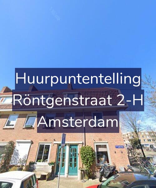 Foto gevel Huurpuntentelling voor Röntgenstraat 2-H, Amsterdam