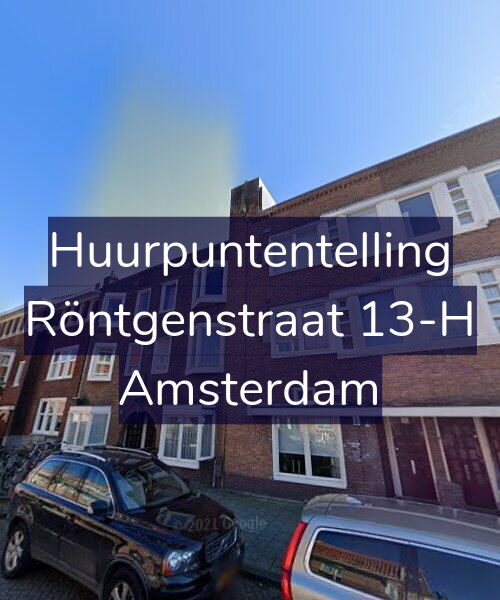 Foto gevel Huurpuntentelling voor Röntgenstraat 13-H, Amsterdam