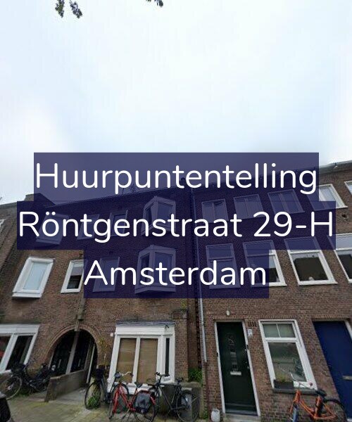 Foto gevel Huurpuntentelling voor Röntgenstraat 29-H, Amsterdam