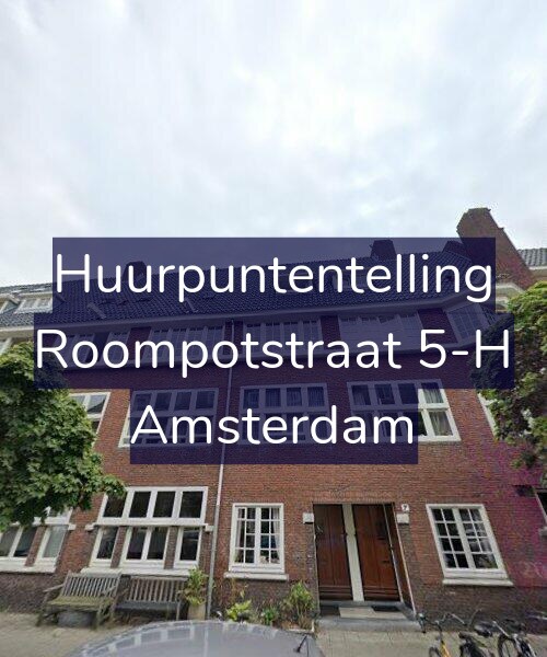 Foto gevel Huurpuntentelling voor Roompotstraat 5-H, Amsterdam