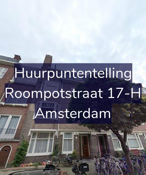 Foto gevel Huurpuntentelling voor Roompotstraat 17-H, Amsterdam