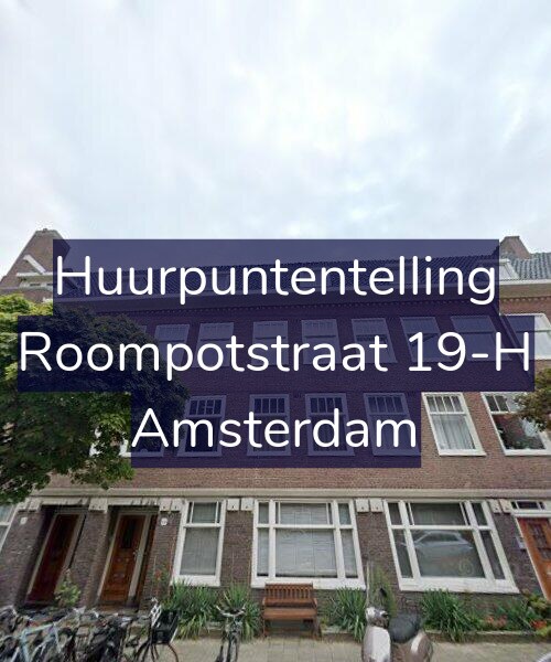Foto gevel Huurpuntentelling voor Roompotstraat 19-H, Amsterdam