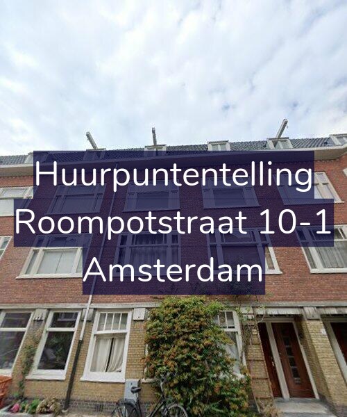 Foto gevel Huurpuntentelling voor Roompotstraat 10-1, Amsterdam