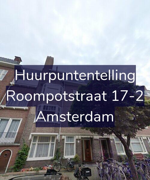 Foto gevel Huurpuntentelling voor Roompotstraat 17-2, Amsterdam