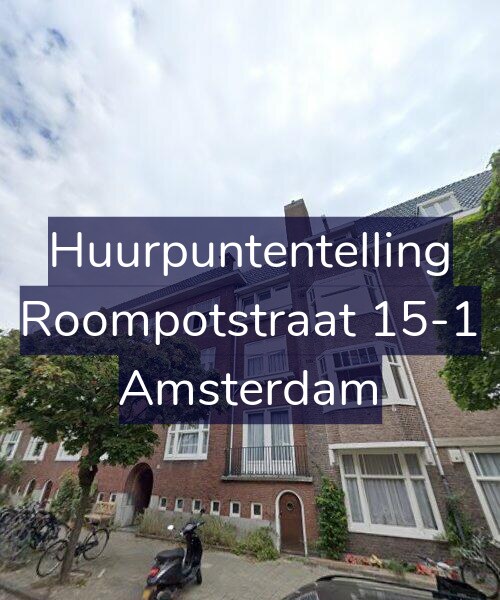Foto gevel Huurpuntentelling voor Roompotstraat 15-1, Amsterdam