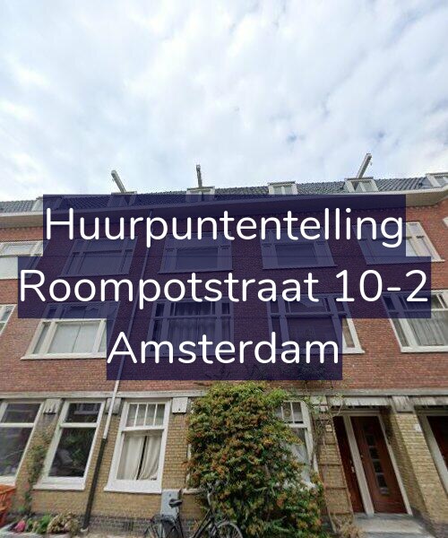 Foto gevel Huurpuntentelling voor Roompotstraat 10-2, Amsterdam