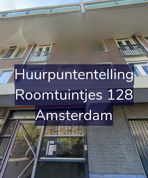 Foto gevel Huurpuntentelling voor Roomtuintjes 128, Amsterdam