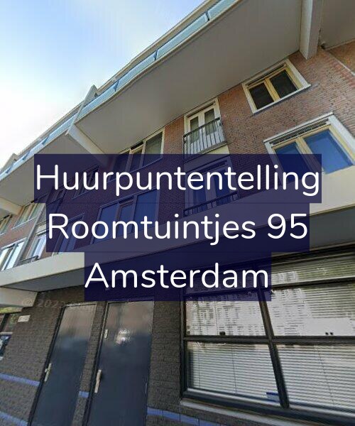 Foto gevel Huurpuntentelling voor Roomtuintjes 95, Amsterdam