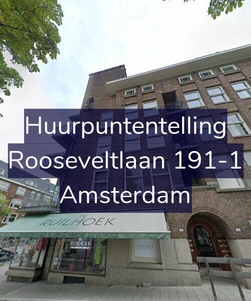 Foto gevel Huurpuntentelling voor Rooseveltlaan 191-1, Amsterdam