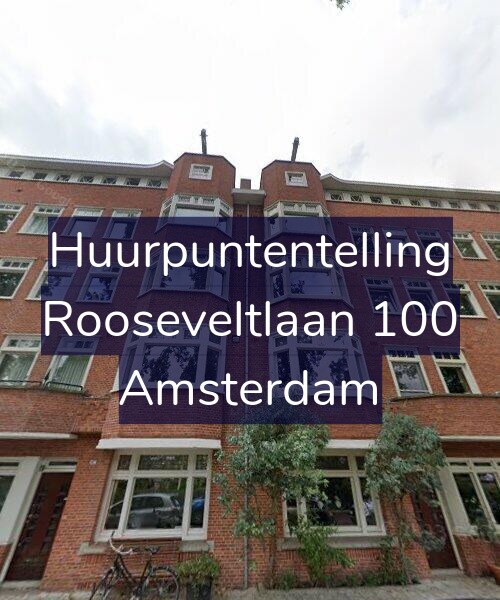 Foto gevel Huurpuntentelling voor Rooseveltlaan 100, Amsterdam