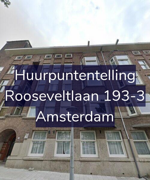 Foto gevel Huurpuntentelling voor Rooseveltlaan 193-3, Amsterdam