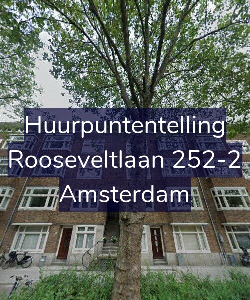 Foto gevel Huurpuntentelling voor Rooseveltlaan 252-2, Amsterdam