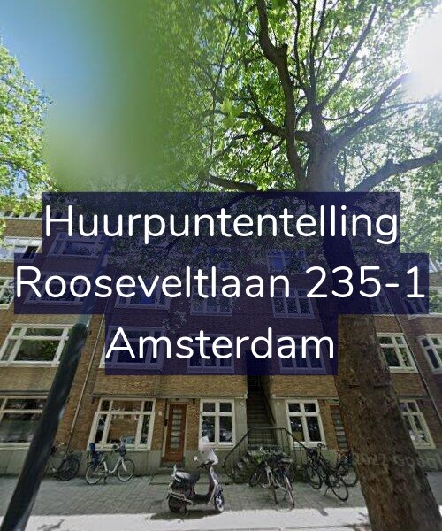 Foto gevel Huurpuntentelling voor Rooseveltlaan 235-1, Amsterdam