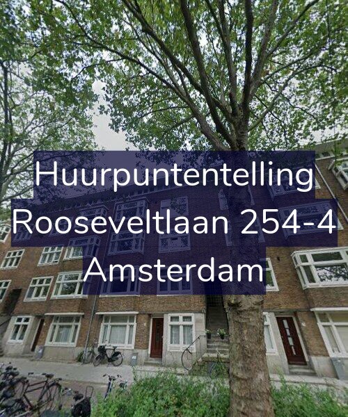 Foto gevel Huurpuntentelling voor Rooseveltlaan 254-4, Amsterdam