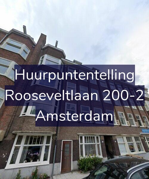 Foto gevel Huurpuntentelling voor Rooseveltlaan 200-2, Amsterdam