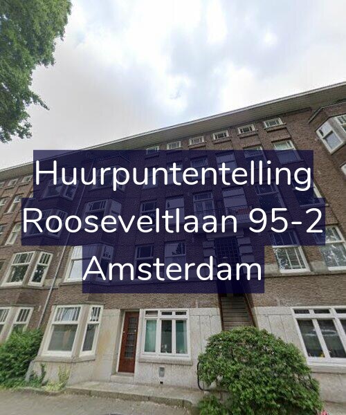 Foto gevel Huurpuntentelling voor Rooseveltlaan 95-2, Amsterdam