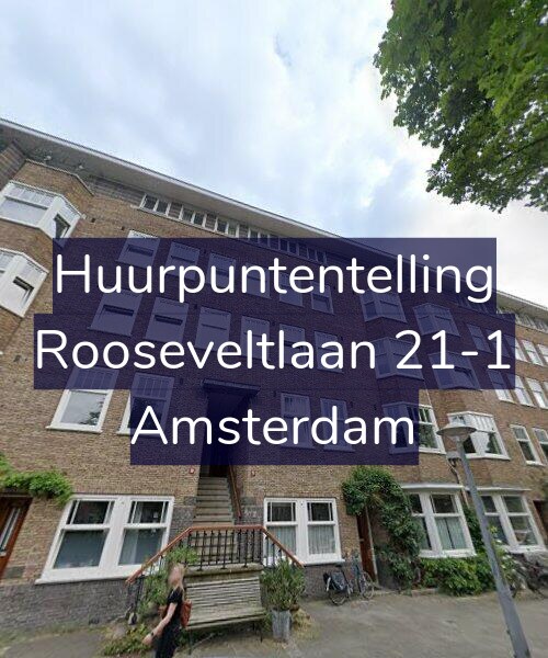Foto gevel Huurpuntentelling voor Rooseveltlaan 21-1, Amsterdam