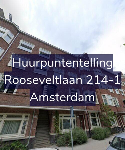 Foto gevel Huurpuntentelling voor Rooseveltlaan 214-1, Amsterdam